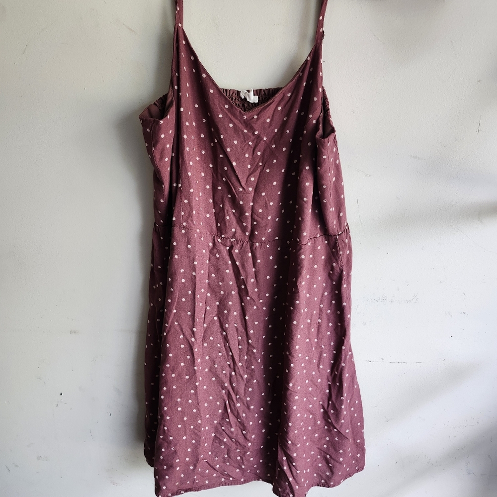 Maurices Polka Dot Sleeveless Dress Size Xl